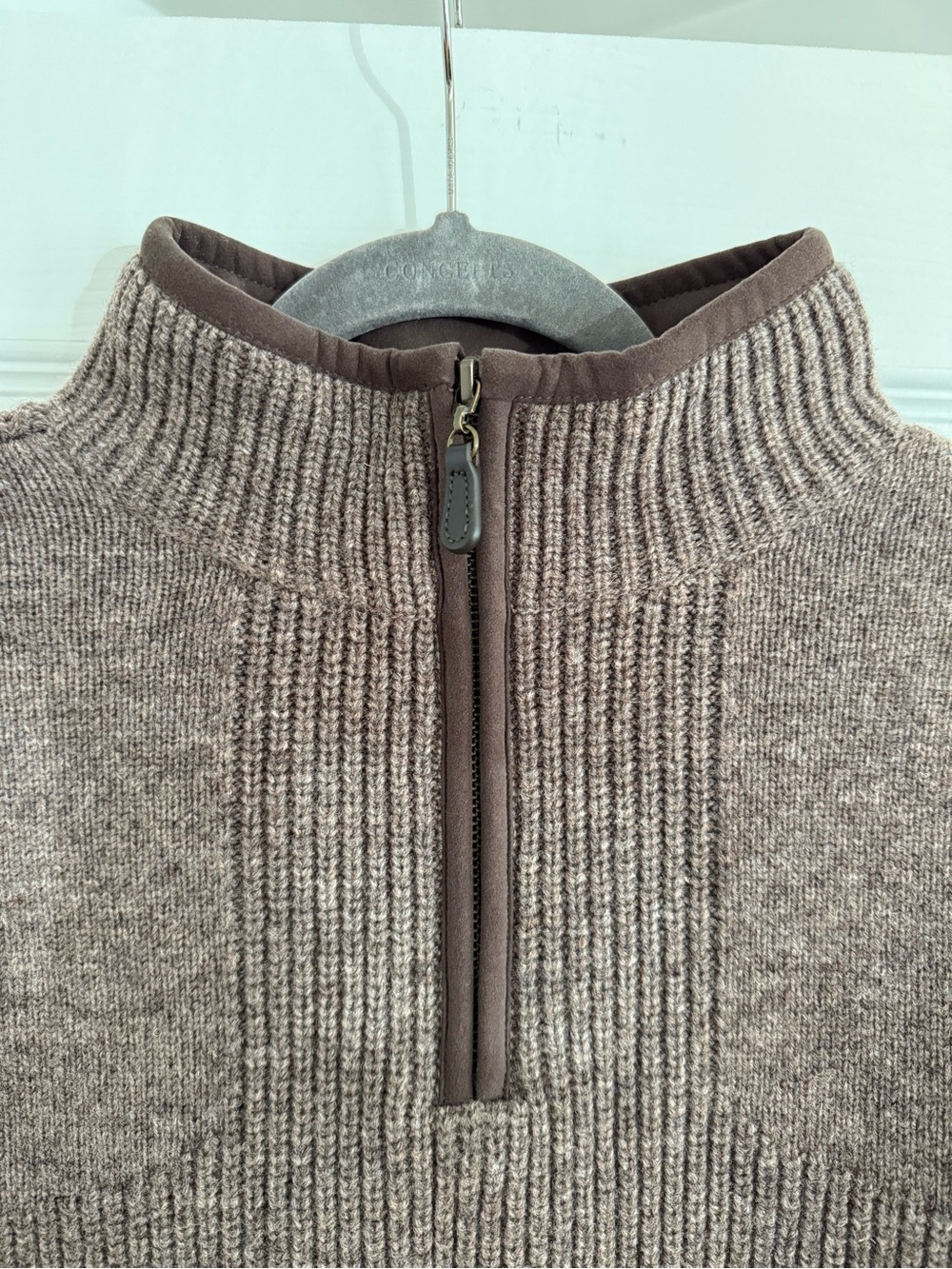 L.L.Bean Waterfowl Lambswool Gore Windstopper Sweater (Men’s M) - Picture 2 of 8
